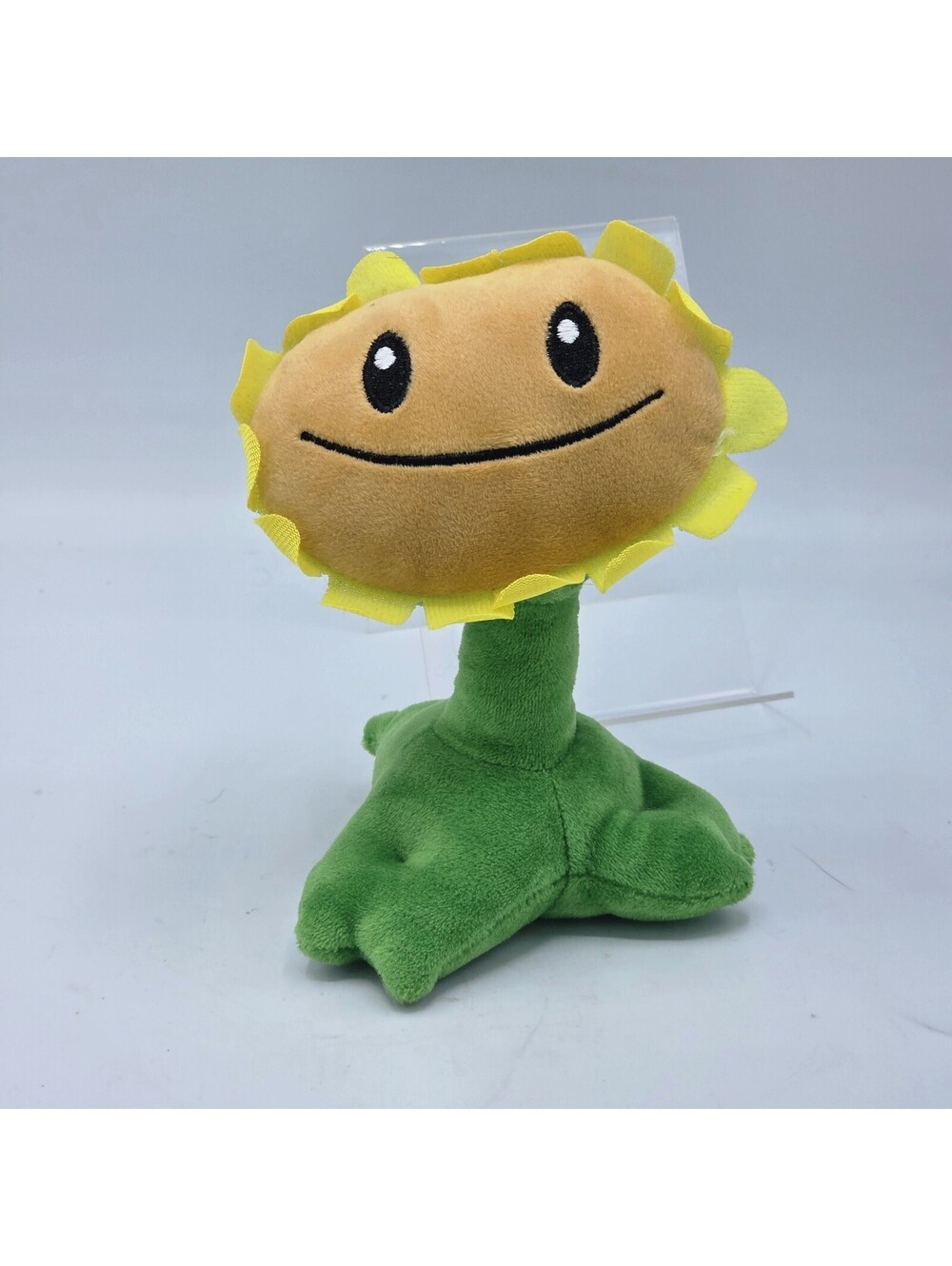 Plants Vs Zombies Sunflower Plush Stuffed Animal Toy 8” Sun Flower Suction Cup